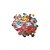 Confete Redondo Metálico Colorido Para Balões 1CM 10G Make+ - Imagem 1