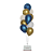 Haste Suporte Para Decoração De Balões 10 Varetas Base MDF - Imagem 2