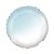 Balão Redondo Gradient Baby Blue 20" 50cm Metalizado - Imagem 3