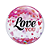 Balão Bubble Love You Corações 22" 56cm Festa Qualatex - Imagem 1