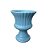 Vaso Espanha Pequeno Cerâmica Azul Céu Fosco Decorativo Flor - Imagem 1