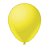 Balão Liso Amarelo Neon Fest Ball De Látex 16" 12un - Imagem 2