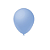 Balão Azul Claro Látex Fest Ball Maxxi Premium 12" 25un - Imagem 1
