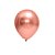 Balão Cromado Rose Gold Látex Fest Ball Maxxi Chrome 12" 25un - Imagem 1