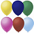 Balão Cores Sortidas Látex Fest Ball Maxxi Premium 9" 50un - Imagem 1