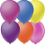 Balão Liso Redondo Cores Sortidas 9" 50un Fest Ball De Látex - Imagem 1