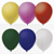 Balão Cores Sortidas 8" 50un Látex Fest Ball Maxxi Premium - Imagem 1