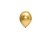 Balão Cromado Ouro Látex Fest Ball Maxxi Chrome 5" 25un - Imagem 2