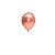 Balão Cromado Rose Gold Látex Fest Ball Maxxi Chrome 5" 25un - Imagem 1