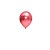 Balão Cromado Vermelho Látex Fest Ball Maxxi Chrome 5" 25un - Imagem 2