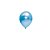 Balão Cromado Azul Látex Fest Ball Maxxi Chrome 5" 25un - Imagem 1