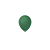 Balão Liso Verde Escuro 5" Látex Fest Ball Imperial 50un - Imagem 1