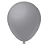 Balão Cinza Látex Fest Ball Maxxi Premium 16" 12un - Imagem 1