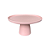 Prato Chicago Pequeno Cerâmica Rosa Bebê Fosco Decorativo - Imagem 1