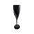 Taça De Champagne 160ML Liso Preta Acrílico - Imagem 1