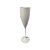 Taça De Champagne 160ML Liso Branco Acrílico - Imagem 1