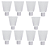 Bisnaga Transparente Tampa Branca Pet Frasco 40Ml 10un - Imagem 2
