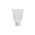 Bisnaga Transparente Tampa Branca Pet Frasco 40Ml 10un - Imagem 1