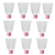 Bisnaga Transparente Tampa Rosa Bebê Pet Frasco 40Ml 10un - Imagem 2