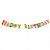 Guirlanda Happy Birthday Frutas Decorativa Festas - Imagem 1