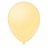 Balão Liso Amarelo 16"  Linha Candy Pic Pic Látex Redondo 12un - Imagem 1