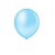 Balão Pic Pic Liso Azul Claro 12" Bexiga Decoração 12unid - Imagem 1