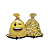 Sacolinha Surpresa Tema Emoji 8un Festa Lembrança 14,5x25 - Imagem 1