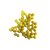 Mini Pompons Amarelo de Pelúcia Enfeite Decorativo 1,5CM 7G - Imagem 1