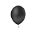 Balão Pic Pic 9" Preto Liso 50un  Bexiga Decoração - Imagem 1