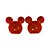 Tubete Cabeça Mouse Vermelho Lembrancinhas Festas 10un - Imagem 7
