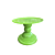 Prato Dubai Boleira 22x17Cm Plástico Desmontável Verde Neon - Imagem 1