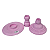 PRATO PLASTICO DUBAI 22X17ALT ROSA CANDY - Imagem 3