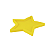 Bandeja Plástica Estrela Amarela Decorativa Mar Mesa Festa - Imagem 3