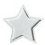 Bandeja Plástica Estrela Branca Decorativa Mar Mesa Festa - Imagem 1