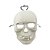Mascara De Caveira Acessório De Halloween Plástico C/Elástico - Imagem 1