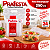 Pote Retangular Com Tampa Marmita Plástico 250ml 24un - Imagem 1