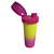 Copo Degradê Squeeze Acrilico Neon Amarelo Rosa - Imagem 1