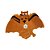 Guirlanda Decorativa Morcego Preto Laranja Halloween 2,8M - Imagem 2
