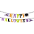 Faixa Papel Happy Halloween Decorativa Festa Bandeirinhas - Imagem 1