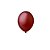 Balão Happy Day Marsala Liso Redondo 9" Bexiga Decoração 50un - Imagem 2