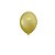 Balão Happy Day 5" Cristal Amarelo Citrino Bexiga 50unid - Imagem 1
