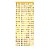 Cortina Estrela Metalizada Decorativa Franja Dourado L1MxA2M - Imagem 1
