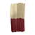 Faca De Madeira Vermelho 14CM Decorativa Festas 10un - Imagem 1