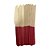 Faca De Madeira Vermelho 14CM Decorativa Festas 10un - Imagem 2