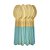 Colher De Madeira Azul Claro 14CM Decorativa Festas 10un - Imagem 1