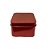 Lata Metal Pequena Quadrada Vermelho 10 Un Lembrancinha - Imagem 1