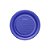 Prato Descartável Plástico Azul Perolado Sobremesa 10uni - Imagem 4
