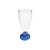 Tulipa Copo Azul Transparente Plástico 300ml Decoração - Imagem 1