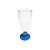 Tulipa Copo Azul Transparente Plástico 300ml Decoração - Imagem 2