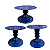 Kit Pratos Mosaico Só Boleiras P M G Azul Petróleo - Imagem 1
